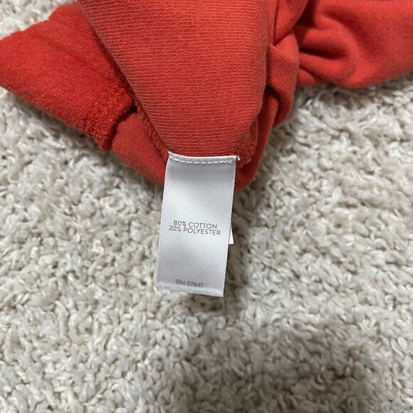 J.Jill Fit Size XL Orange Terry Cloth Pull On Drawstring Athleisure Shorts - Picture 4 of 4